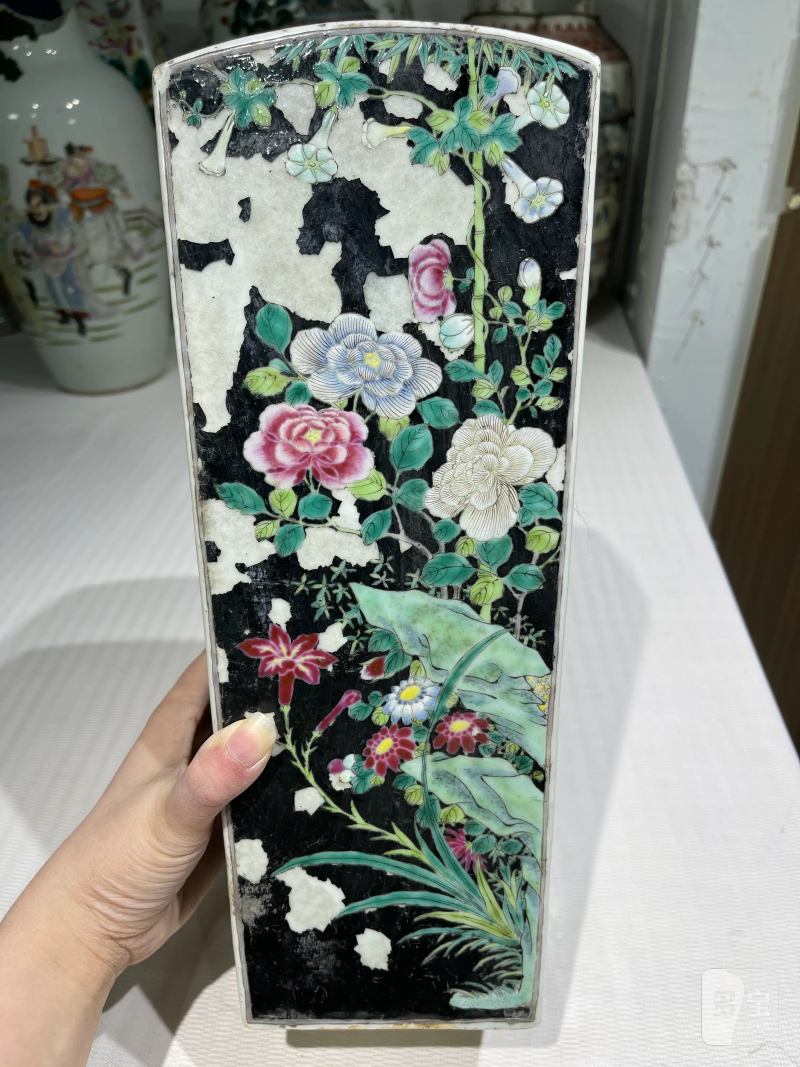 清代 粉彩花鸟纹瓶一组二十一件 - 图97